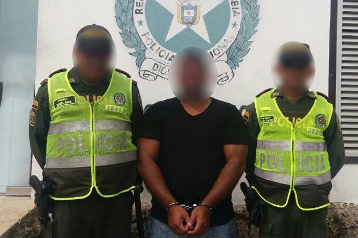 La Policía aprehendió al hombre señalado de presuntamente agredir a la menor. FOTO COLPRENSA