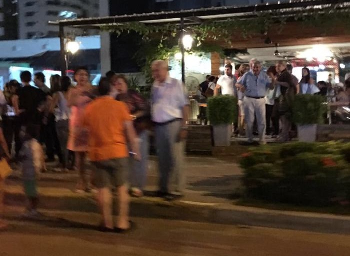 Un atraco ocurrido en la pizzería Di Silvio Trattoria en Bocagrande, donde fue asaltado Alfonso ‘El Turco’ Hilsaca. FOTO COLPRENSA