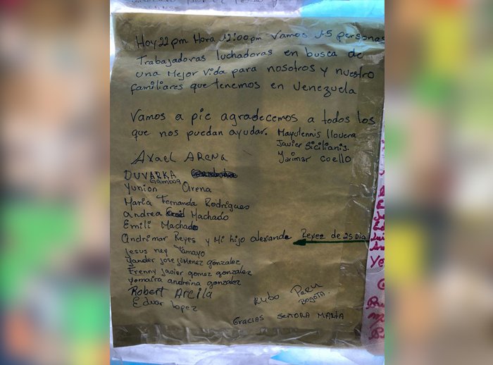 El muro de los lamentos de los migrantes venezolanos