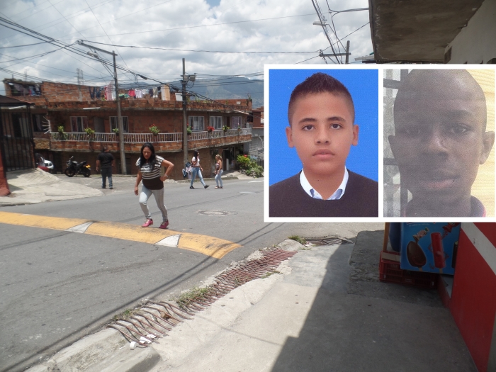 Los niños de 12 y 13 años de edad fueron identificados como Néstor Enrique Ledesma Bertel y Yeferson Valencia Palacios. FOTO CORTESÍA FISCALÍA