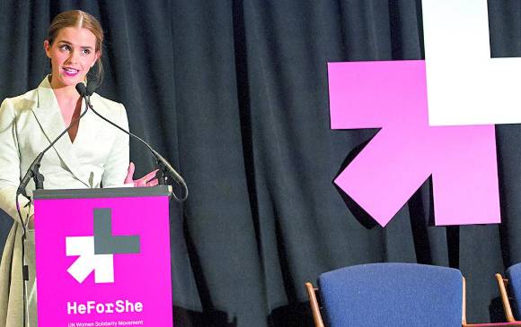 En su discurso de lanzamiento de la campaña #HeForShe, Emma enfatizó que los hombres también necesitan el feminismo. 