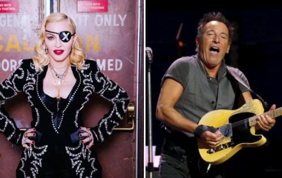 Madonna, la reina del pop y Bruce Springsteen, The Boss, en lo más alto de los listados. FOTOS Instagram @Madonna y Reuters