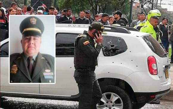 Atentado a la Policía en Bogotá. FOTO: Tomada de @laopinioncucuta