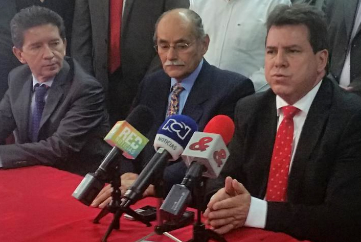 Horacio Serpa anunció la fórmula liberal con Luis Pérez y Eugenio Prieto, a Gobernación y Alcaldía, respectivamente. FOTO cortesía