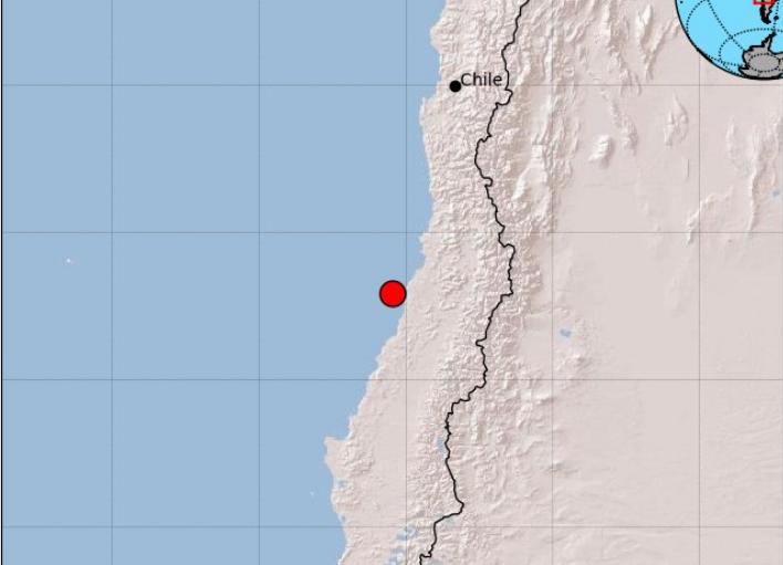 Temblor de magnitud 6,6 en la escala Richter sacude nueve regiones de Chile. Foto: @sgcol
