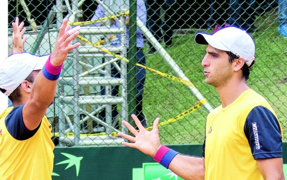 Juan Sebastián Cabal (izquierda) y Robert Farah, con la oportunidad de dejar en alto el tenis colombiano. FOTO róbinson sáenz