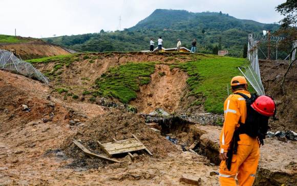 Son cerca de 30 deslizamientos e inundaciones que se han presentado en el municipio. FOTO Cortesía Alcaldía de Copacabana