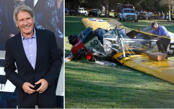 Harrison Ford, según el Departamento de Bomberos de Los Ángeles se encontraba alerta, consciente y respirando. FOTOS AP Y Reuters