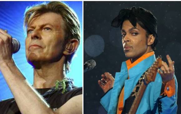 David Bowie y Prince, dos grandes que murieron este 2016. FOTOS Archivo