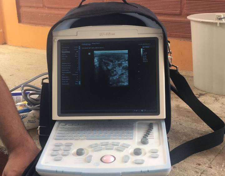 Aparato de radiografías que fue robado. FOTO CORTESÍA