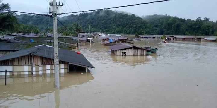 Emergencia en López de Micay por desbordamiento de ríos. Foto: Colprensa