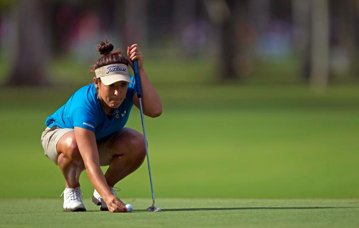 María José Uribe, la número uno del golf colombiano. FOTO cortesía Fedegolf