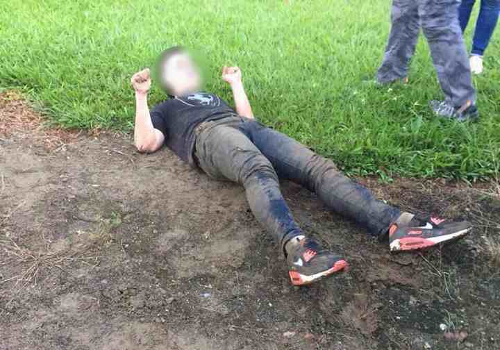 Fotografías así circularon en las redes sociales sobre la fiesta en la que estos jóvenes salieron intoxicados con esta droga.