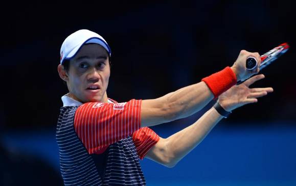 Nishikori cedió el primer set a Ferrer, pero se recuperó en los dos siguientes siendo el primer partido del torneo en extenderse al máximo de juegos. FOTO AFP