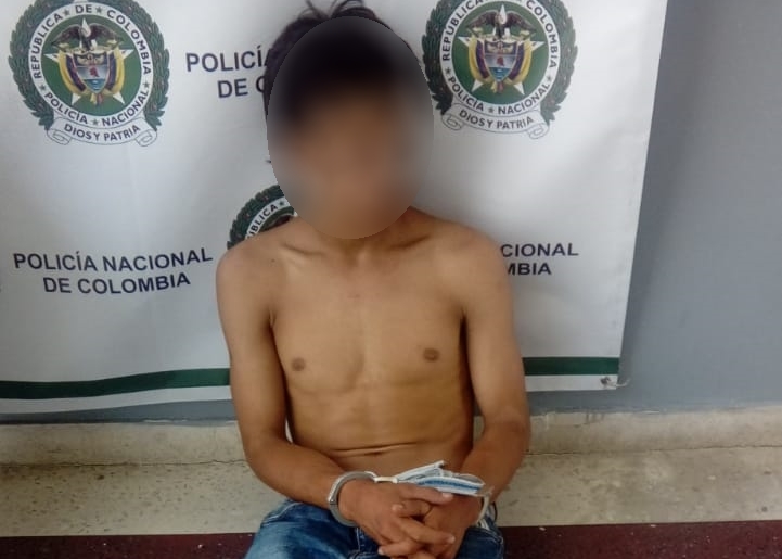 Sicario menor de edad fue capturado en balacera en Bello