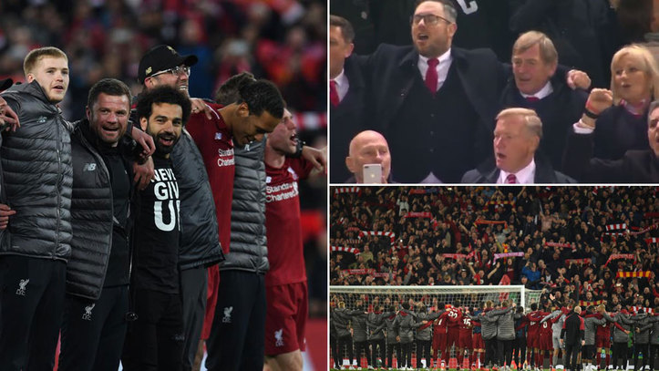 El momento fue uno de los más emotivos del encuentro se vivió al final del encuentro.