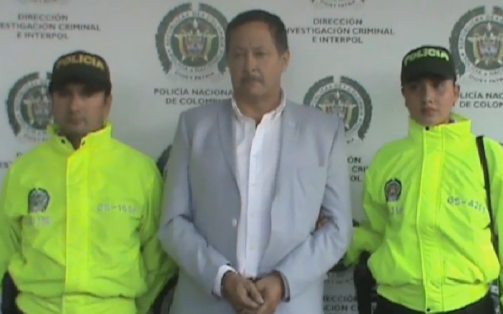 Roberto Ponce, alias “el Licenciado” fue uno de los capturados. FOTO Cortesía Policía