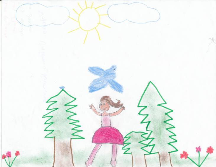 Dibujo de Valeria Valencia, 9 años