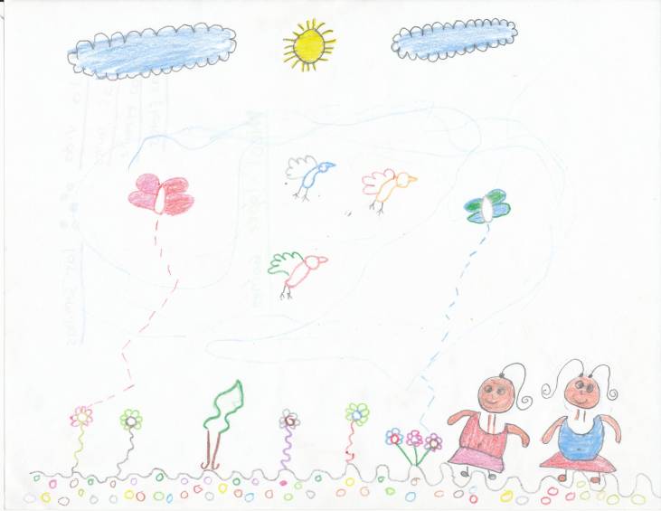 Dibujo de Nicol López, 8 años