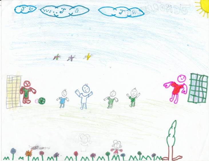 Dibujo de Edwin Vanegas, 10 años