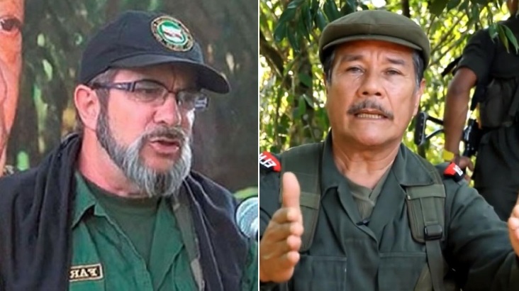 Rodrigo Londoño Echeverri, alias “Timochenko” y Nicolás Rodríguez Bautista, alias “Gabino” se han reunido por lo menos en cuatro ocasiones, dos en La Habana, Cuba y otras dos en territorio colombiano. FOTO CORTESÍA