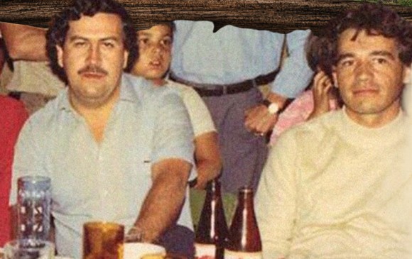 Lehder (derecha) fue el primer narco extraditado. Se dice que su socio Pablo Escobar lo entregó a las autoridades. FOTO CORTESIA
