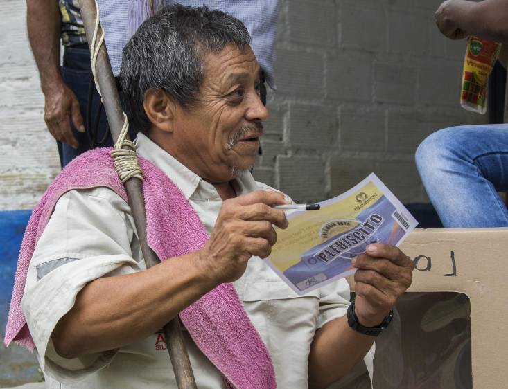 Jornada electoral en el municipio de Apartadó. FOTO ROBINSON SÁENZ