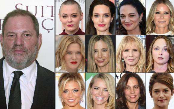 El número de actrices que han sufrido los abusos de Weinstein llega ya a 40. Foto: cortesía. 