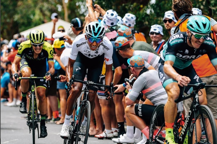 En su corta carrera como rutero, Bernal suma cuatro títulos generales. Muestra clase con el Sky. FOTO CORTESÍA SKY