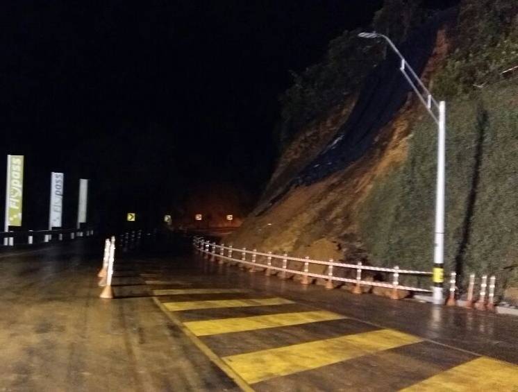 Vía Las Palmas ya fue habilitada 