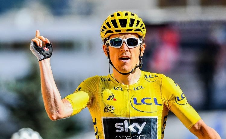 Geraint Thomas será el encargado de salir a defender la camiseta amarilla. FOTO cortesía Tour de Francia