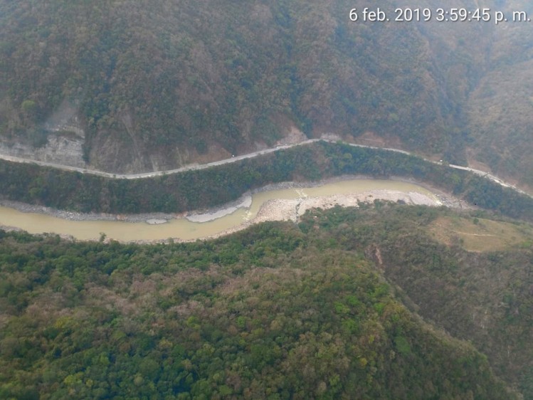 Los niveles del río Cauca bajaron 1.5 metros desde Puerto Valdivia hasta Caucasia, llegando a niveles mínimos extremos nunca antes vistos. FOTO CORTESÍA EPM