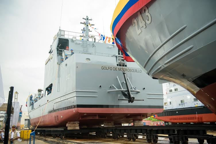 Bahía Málaga y Golfo de Morrosquillo, los nuevos buques de la Armada Nacional