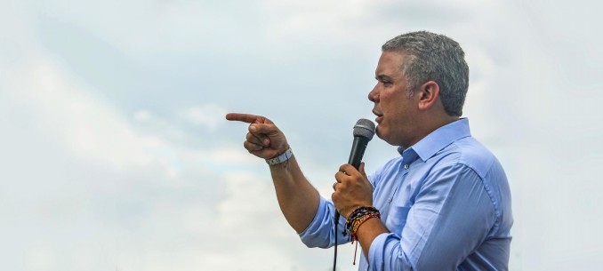 Iván Duque, nuevo presidente de Colombia. FOTO AFP