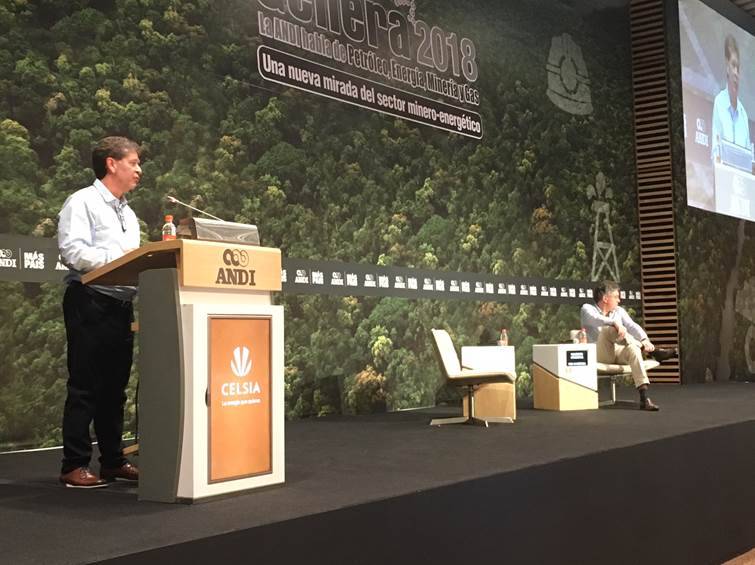 Bruce Mac Master, presidente de la Andi, clausuró en Cartagena la séptima edición de Colombia Genera. FOTO: Cortesía Andi.