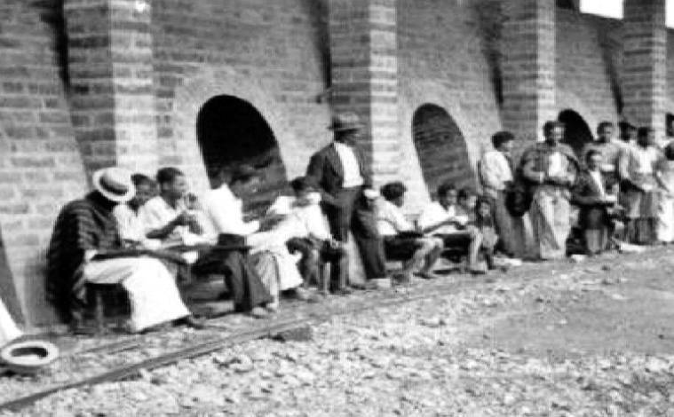 Trabajadores del Galpón Medellín en1930. FOTO Plan Especial de Manejo y Protección de Bienes de Interés Cultural de Itagüí