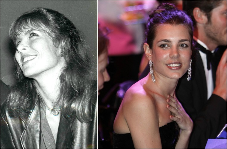 Carolina de Mónaco y su hija Carlota además de bellas son idénticas. FOTOS Archivo