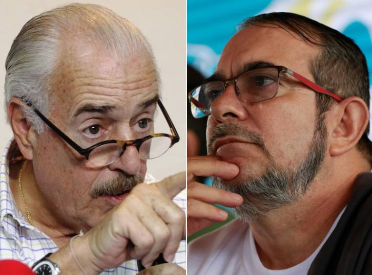 El expresidente Andrés Pastrana calificó este lunes de “cobarde” a Rodrigo Londoño Echeverri, alias “Timochenko”. FOTO COLPRENSA Y REUTERS