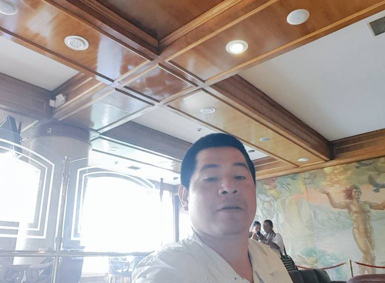 Emilio Cansari, representante legal de la Asociación Orewa. Foto tomada de su cuenta de Twitter.