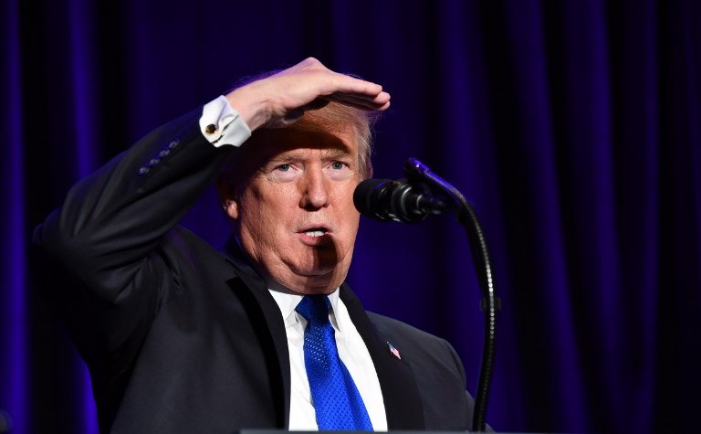 Donald Trump, presidente de Estados Unidos. FOTO AFP