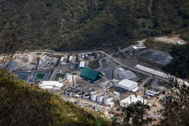 Actividad legal de oro lucha por no ser estigmatizada en los males que genera la actividad ilegal. En la imagen operación de Buriticá comprada por Zijin Mining. FOTO Julio César Herrera Echeverri