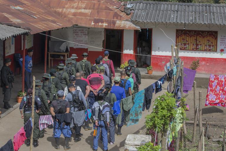 Las Farc aún no le han confirmado al Gobierno cuántos menores de edad hay en sus filas. Foto: Donaldo Zuluaga.