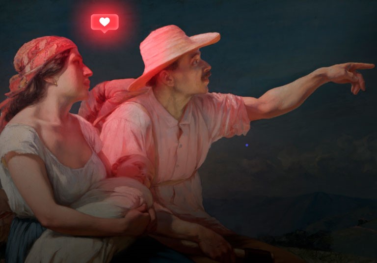 Con este apoyo cada donante estaría adoptando las obras que se exhiben en el Museo de Antioquia, como Horizontes, de Francisco Antonio Cano. Foto: Cortesía Museo de Antioquia
