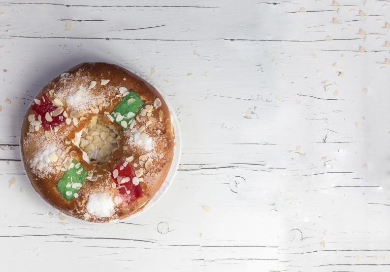 La rosca de reyes es una de las preparaciones más llamativas de la temporada. FOTO: MARIO VALENCIA