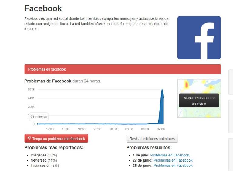 Reportan falla global de WhatsApp, Instagram y Facebook
