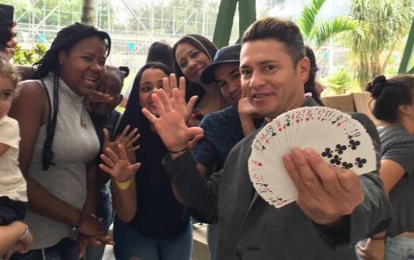 El mago Naúl surgió en Urabá. FOTO Cortesía Mago Naúl