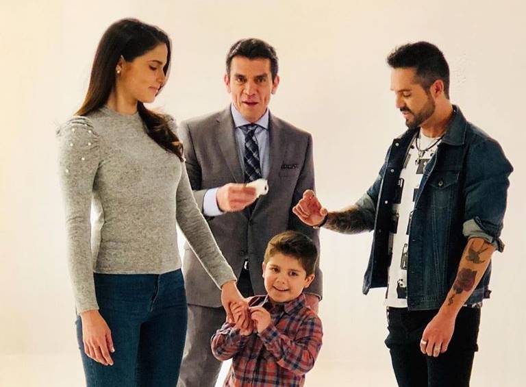 Imagen de la telenovela Te doy la vida, de Televisa, que retomó grabaciones. FOTO Cortesía