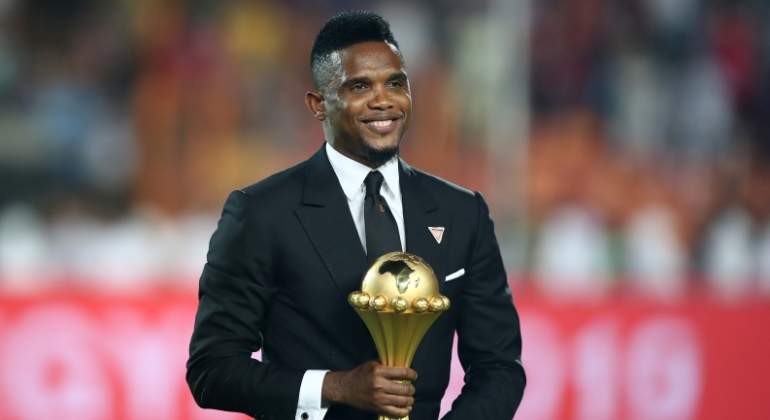 Samuel Eto’o, exjugador camerunés. FOTO AFP