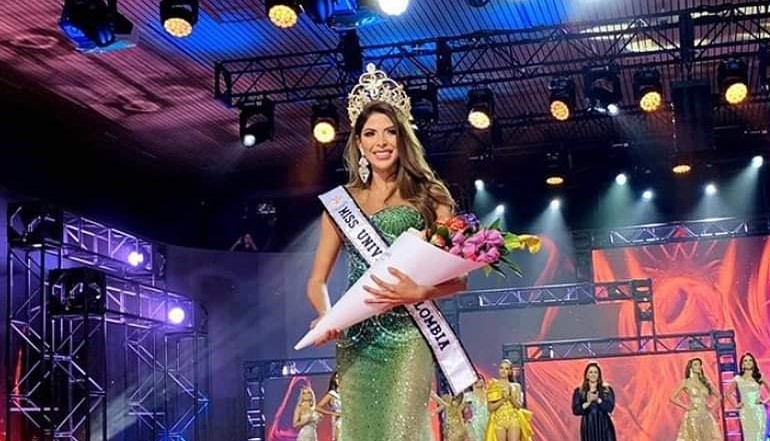 Laura Oloscuaga, de Bolívar, fue elegida como la primera Miss Universe Colombia. FOTO Colprensa