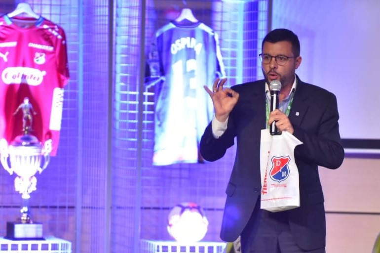 Felipe Trujillo, gerente de fuerzas básicas del Independiente Medellín. FOTO @DIMOFICIAL